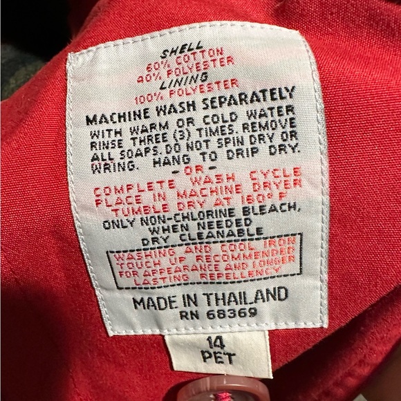 Vintage London Fog Women's Scarlet Trench Coat - Picture 4 of 5